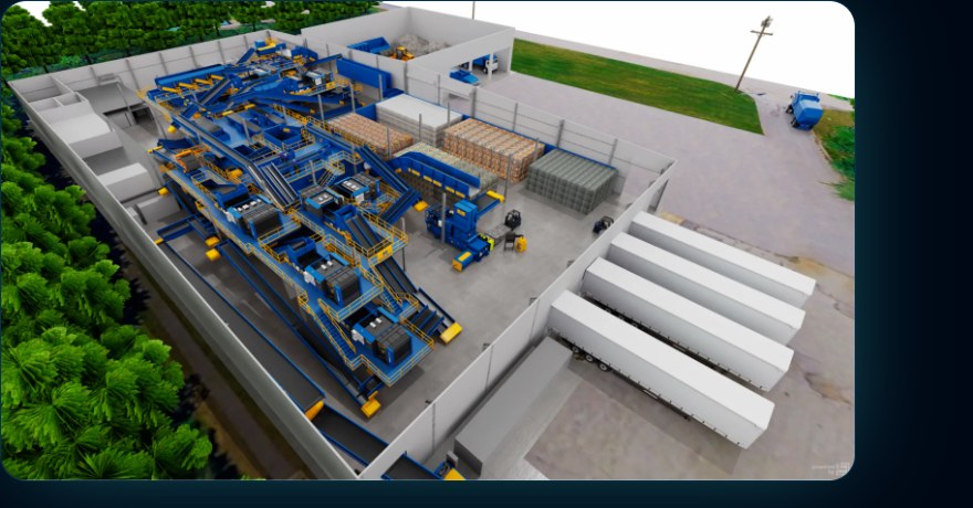 HD facility render exported from Liveline